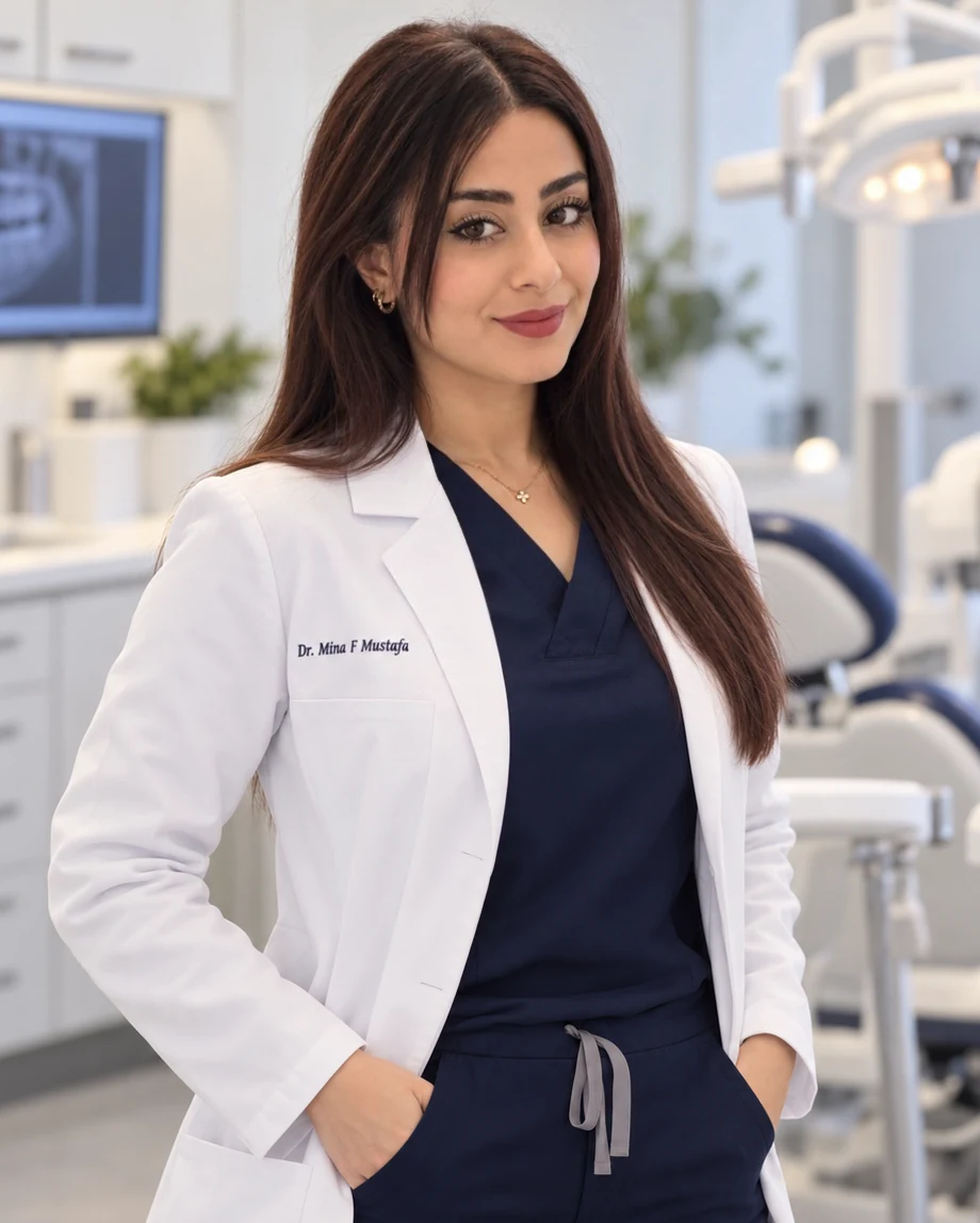 Dr. Mina Mustafa, general dentist at Dental Art Clinic in Cambridge