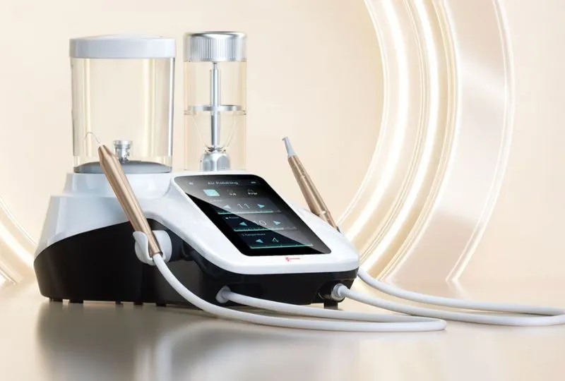 The Woodpecker PT-B dental scaler and air polisher unit at Dental Art Clinic in Cambridge